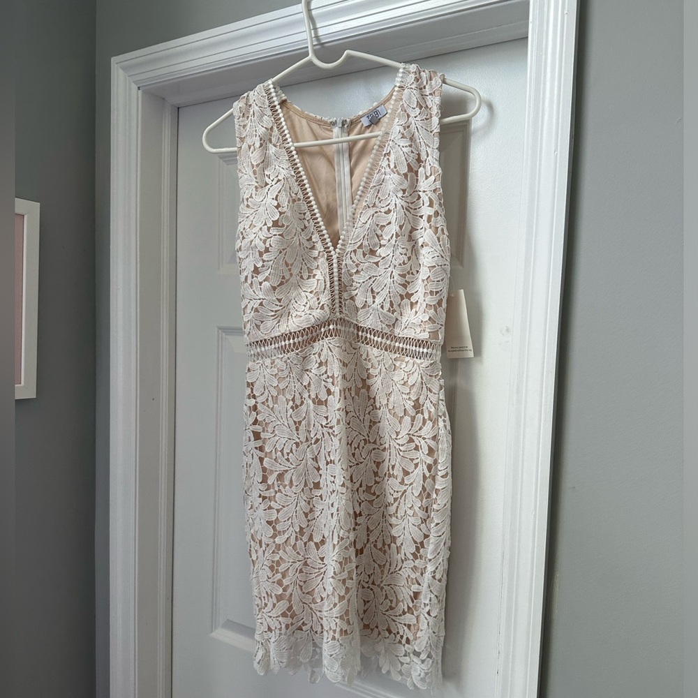 NWT white lace dress